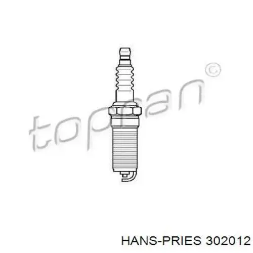 Свечи зажигания 302012 Hans Pries (Topran)