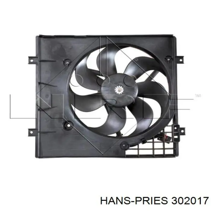 302017 Hans Pries (Topran) Рычаг передней подвески нижний, правый