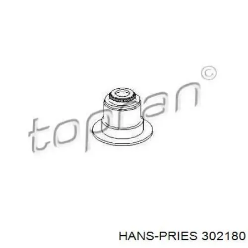 Сальник клапана (маслосъемный), впуск/выпуск 302180 Hans Pries (Topran)