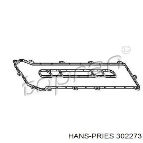 Комплект прокладок крышки клапанов 302273 Hans Pries (Topran)