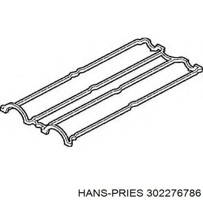 Прокладка клапанной крышки 302276786 Hans Pries (Topran)