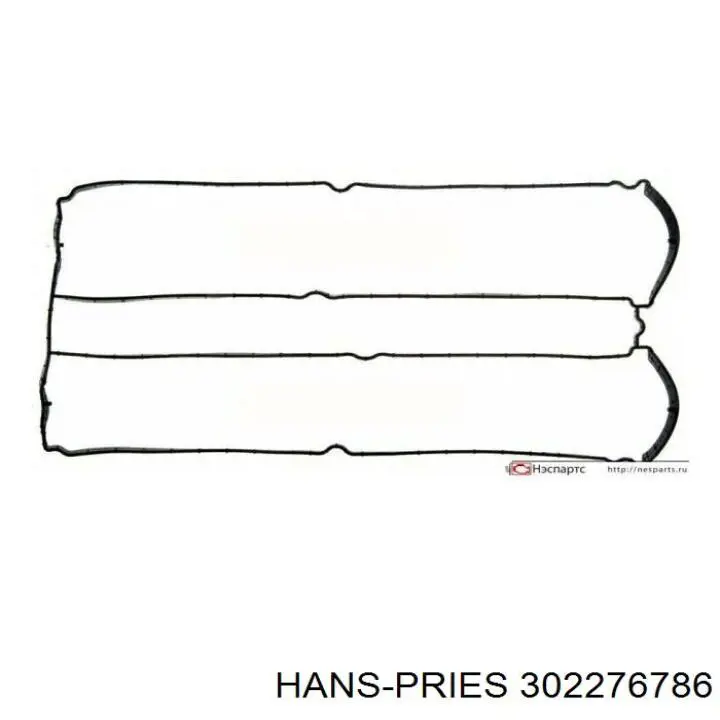 302276786 Hans Pries (Topran) Прокладка крышки клапана