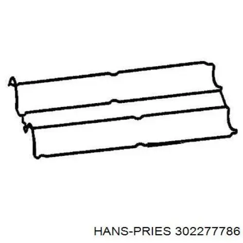 Прокладка клапанной крышки 302277786 Hans Pries (Topran)