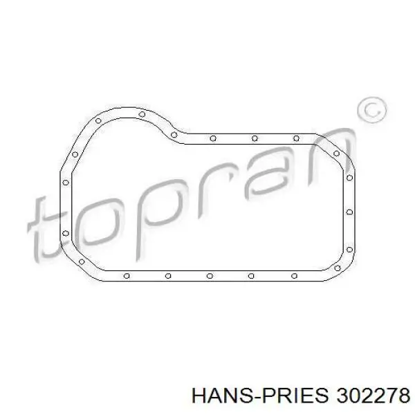 Купить 302278 Hans Pries (Topran) Передний сальник коленвала