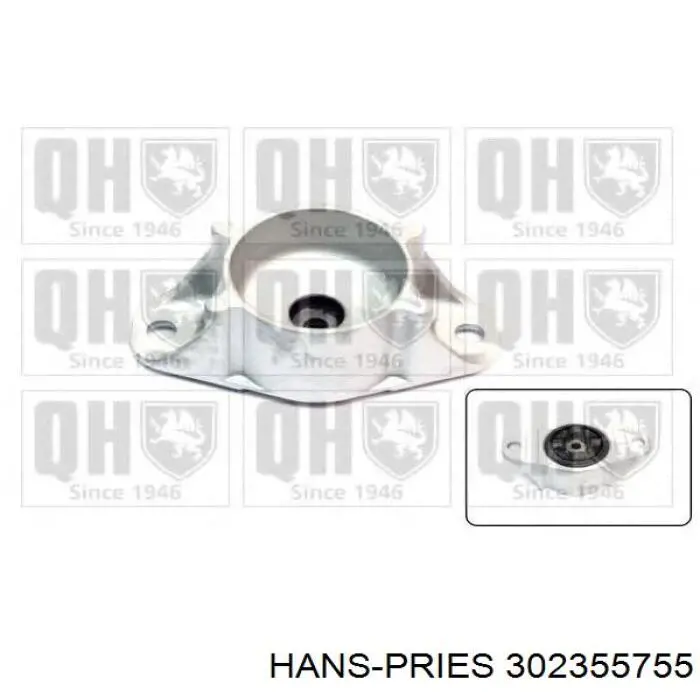 302355755 Hans Pries (Topran) Опора амортизатора