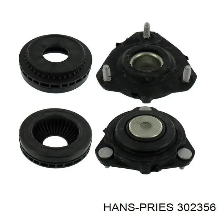 Опора заднего амортизатора Hans Pries (Topran) 302356 цена, от 8.48 USD
