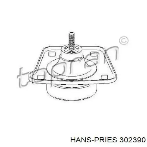 Правая подушка двигателя 302390 Hans Pries (Topran)