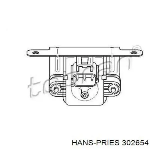 Датчик давления во впускном коллекторе, MAP 302654 Hans Pries (Topran)