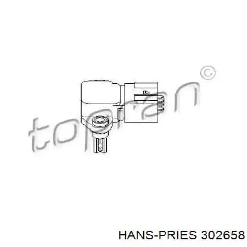 Датчик давления во впускном коллекторе, MAP 302658 Hans Pries (Topran)