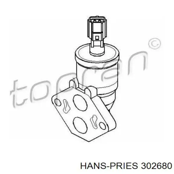 Регулятор холостого хода 302680 Hans Pries (Topran)