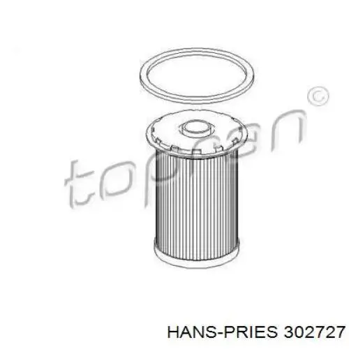 Топливный фильтр 302727 Hans Pries (Topran)