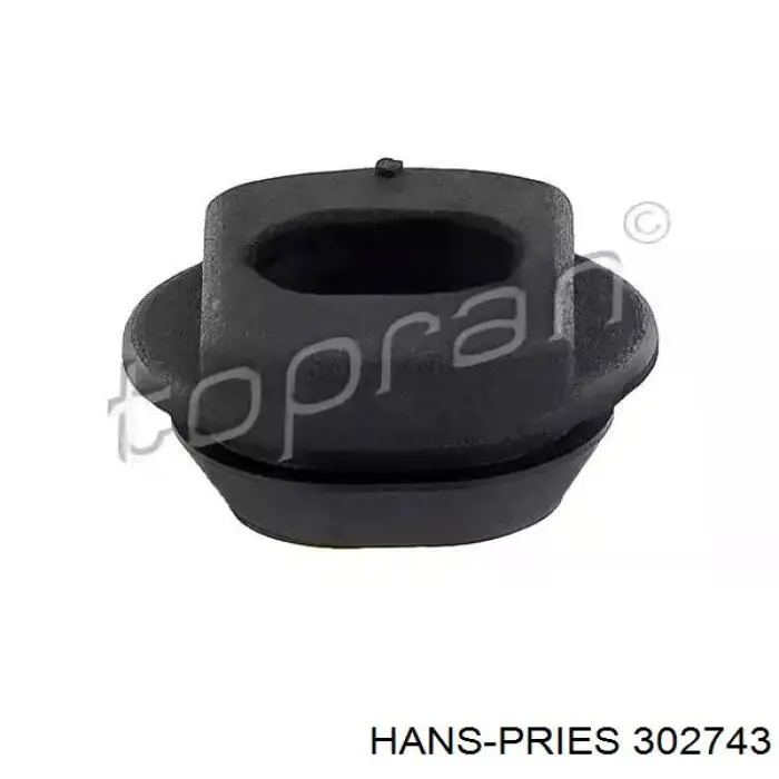 302743 Hans Pries (Topran) coxim superior de fixação do radiador
