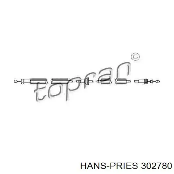 302780 Hans Pries (Topran) cabo de abertura da capota