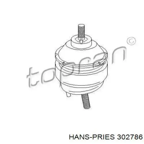 Левая подушка двигателя 302786 Hans Pries (Topran)