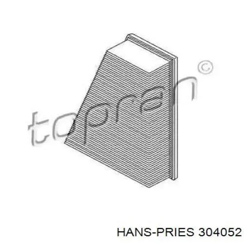 Воздушный фильтр 304052 Hans Pries (Topran)