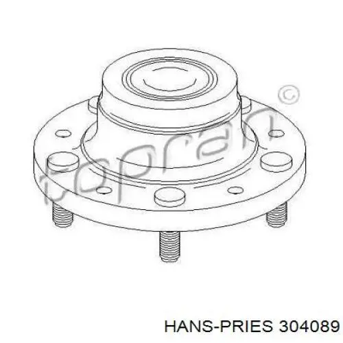 Ступица задняя 304089 Hans Pries (Topran)