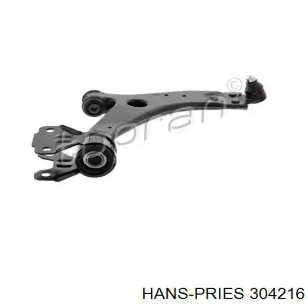 304216 Hans Pries (Topran) рычаг передней подвески нижний правый