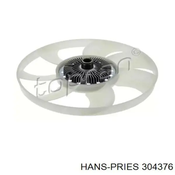 304376 Hans Pries (Topran) вентилятор (крыльчатка радиатора охлаждения)