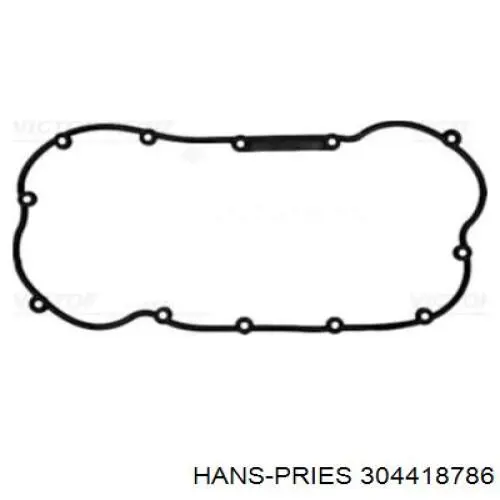 304 418 786 Hans Pries (Topran) vedante de tampa de válvulas de motor