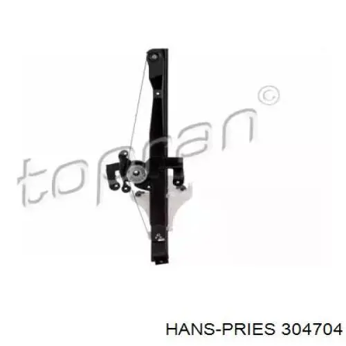 304704 Hans Pries (Topran) механизм стеклоподъемника двери задней правой