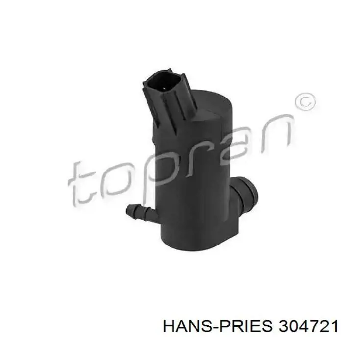 304721 Hans Pries (Topran) Мотор омывателя лобового стекла