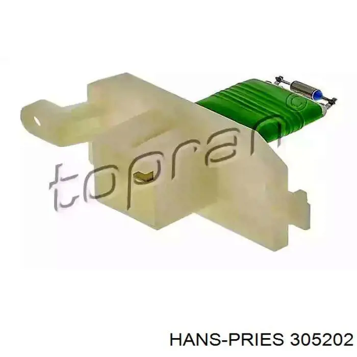 305202 Hans Pries (Topran) resistor (resistência de ventilador de forno (de aquecedor de salão))