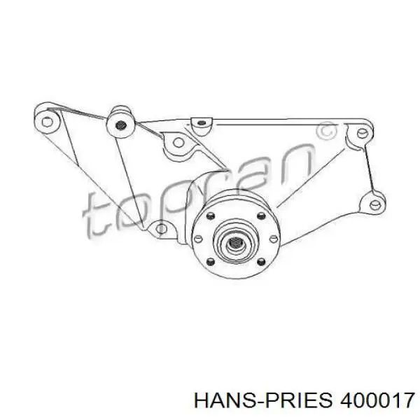 400017 Hans Pries (Topran) натяжитель приводного ремня