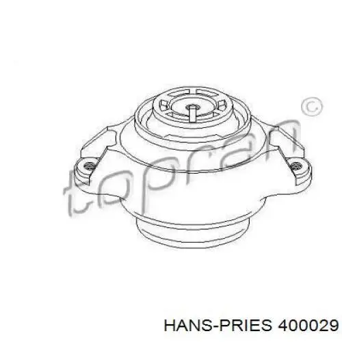 400029 Hans Pries (Topran) подушка (опора двигателя левая)