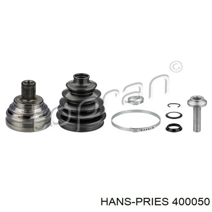 Купить 400050 Hans Pries (Topran) Сайлентблок нижний передней подвески