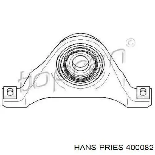 Підвісний підшипник карданного валу 400082 Hans Pries (Topran)