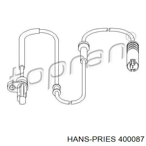 400087 Hans Pries (Topran) Ремкомплект маятникового рычага