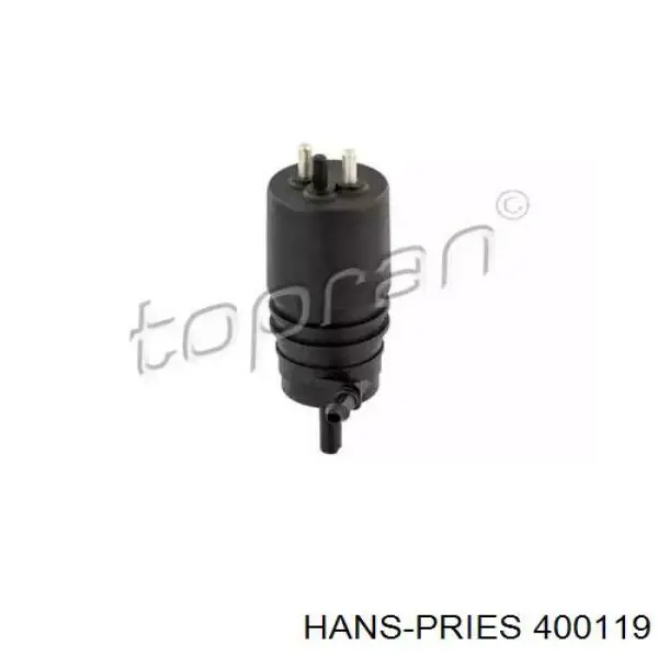 400119 Hans Pries (Topran) насос-мотор омывателя стекла переднего