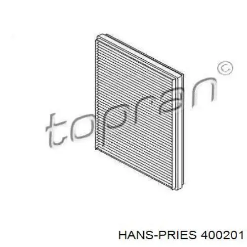 Фильтр салона 400201 Hans Pries (Topran)