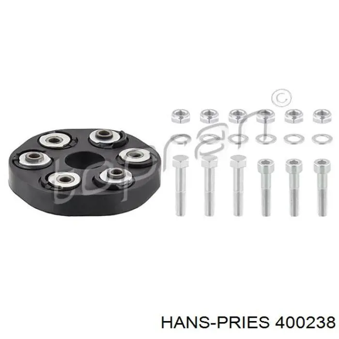 Карданный шарнир Hans Pries (Topran) 400238 цена, от 42.33 USD