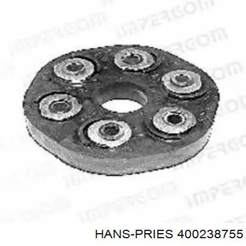 Муфта кардана эластичная передняя 400238755 Hans Pries (Topran)