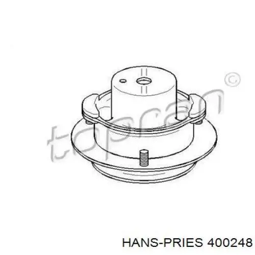 400248 Hans Pries (Topran) опора амортизатора переднего
