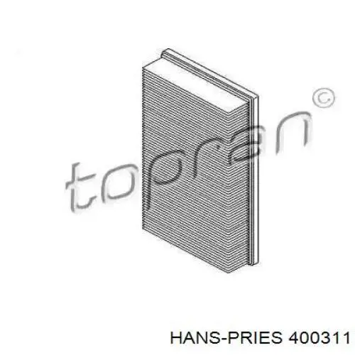 400311 Hans Pries (Topran) воздушный фильтр