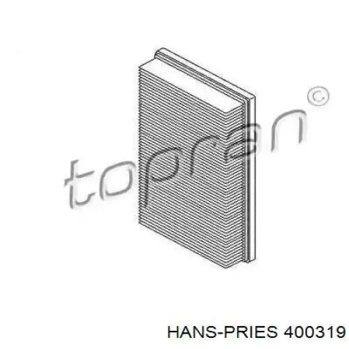 Воздушный фильтр 400319 Hans Pries (Topran)