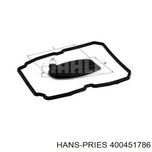 Купить 400451786 Hans Pries (Topran) Фильтр автоматической коробки передач