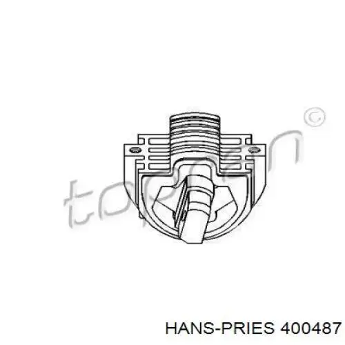 400 487 Hans Pries (Topran) подушка (опора двигателя задняя)