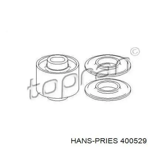 Сайлентблок переднего нижнего рычага 400529 Hans Pries (Topran)