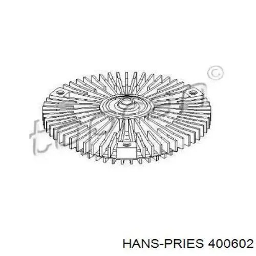 400602 Hans Pries (Topran) вискомуфта (вязкостная муфта вентилятора охлаждения)