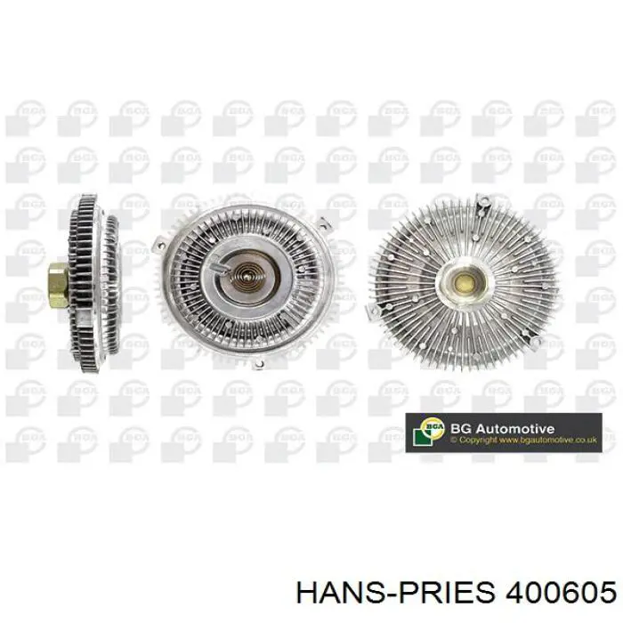 Купить 400605 Hans Pries (Topran) Муфта вентилятора охлаждения