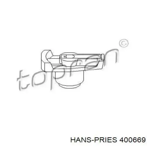 Бегунок распределителя зажигания 400669 Hans Pries (Topran)