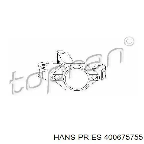 400 675 755 Hans Pries (Topran) реле-регулятор генератора (реле зарядки)