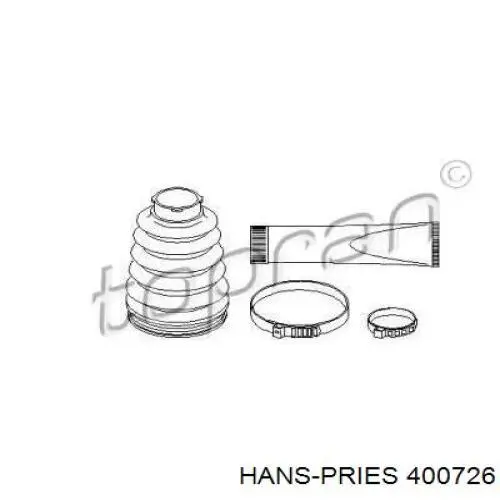 Пыльник ШРУСа внутренний 400726 Hans Pries (Topran)