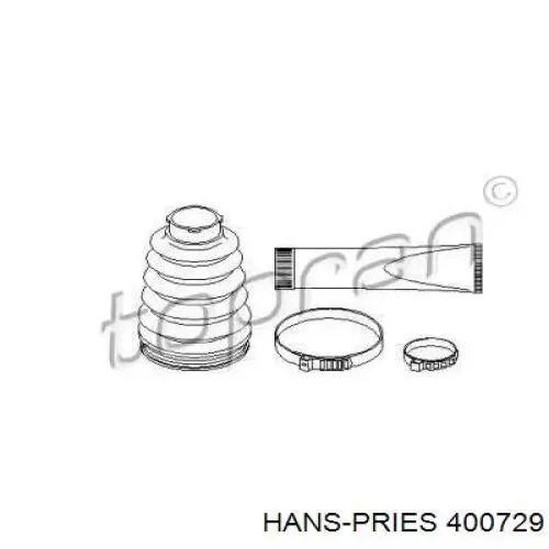 Пыльник ШРУСа внутренний 400729 Hans Pries (Topran)