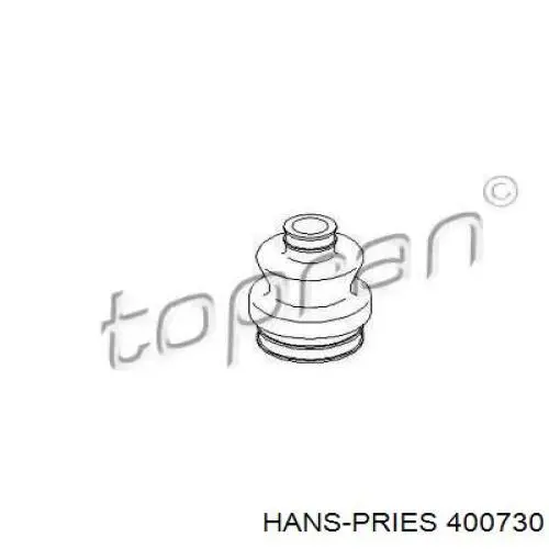 Пыльник ШРУСа задней полуоси наружный 400730 Hans Pries (Topran)