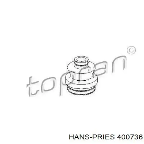 Пыльник ШРУСа задней полуоси наружный 400736 Hans Pries (Topran)