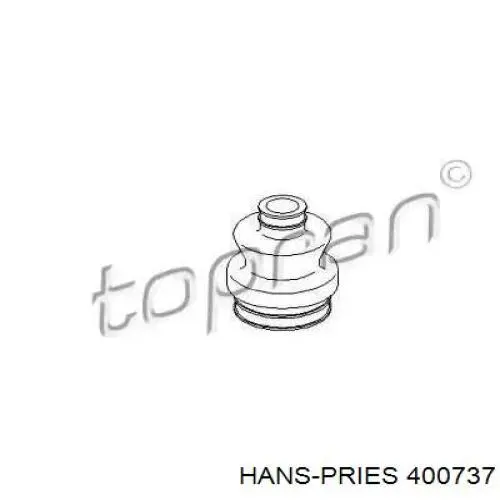 Пыльник ШРУСа задней полуоси наружный 400737 Hans Pries (Topran)